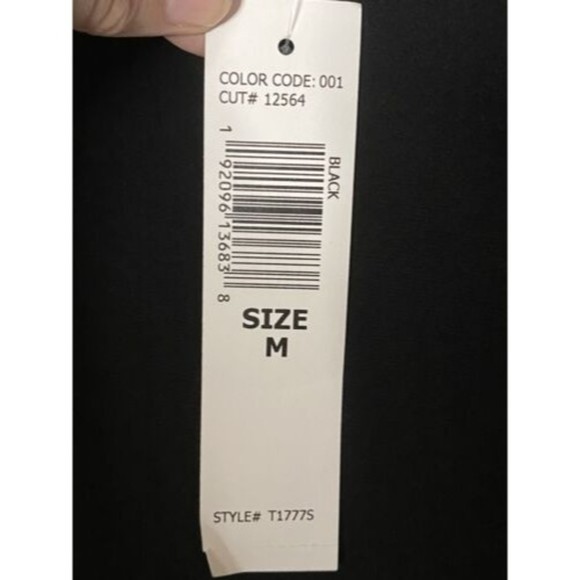 🖤 NWT Tiana B. Black Knit Dress | Size M | Long‎ Sleeves with Beaded Cuff 🖤 - Picture 4 of 5